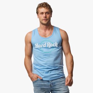 Adult Fit Pop of Color Tank  in Airy Blue