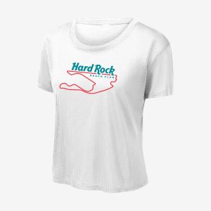 Hard Rock Stadium Beach Club Tech Tee in White