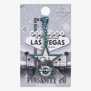 Pinsanity 20 Anniv Pin Star Guitar Las Vegas