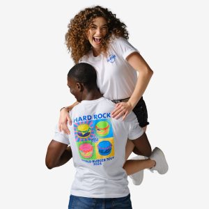 World Burger Tour 2024 Pop Art Tee in White