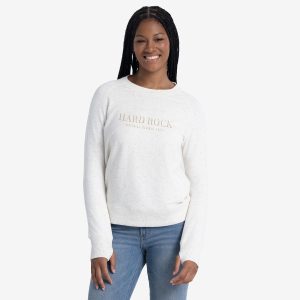 Cross Guitars Confetti Longsleeve Tee in Chalk White