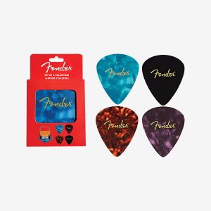 Fender Leather Guitar Pick Coaster Set
